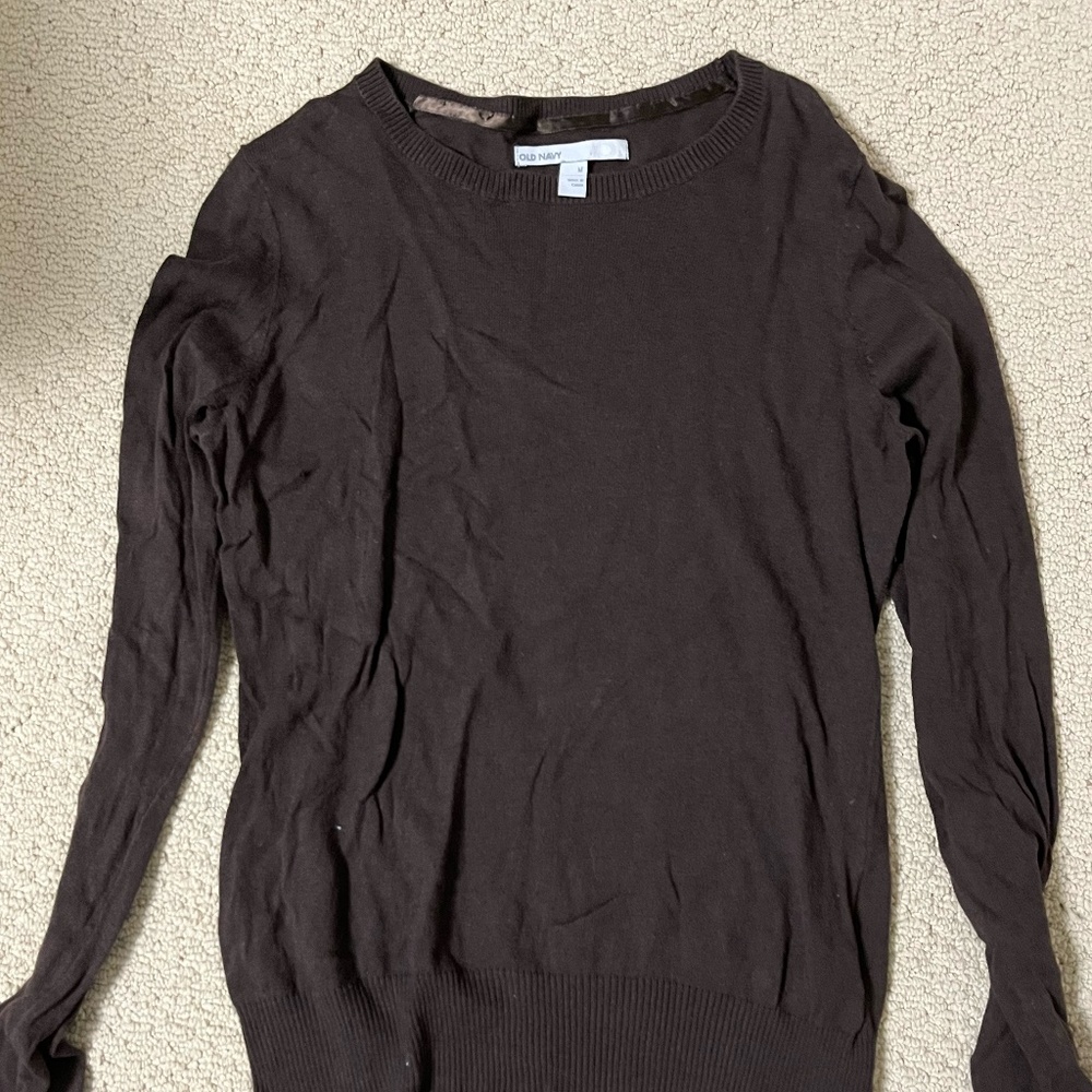 Old Navy Size Medium Brown Sweater